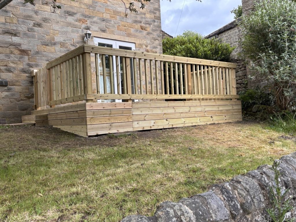 greenman landscaping decking 1